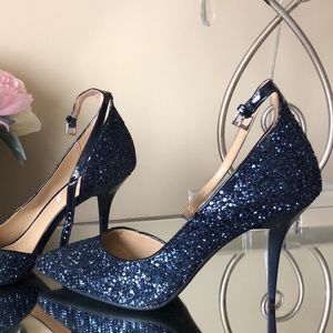 Michael kors blue high heels Clearance